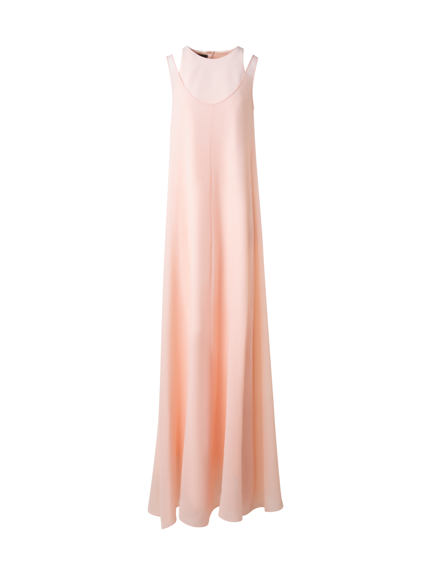Long Silk Gown with Silk Georgette Overlayer – Akris Inc