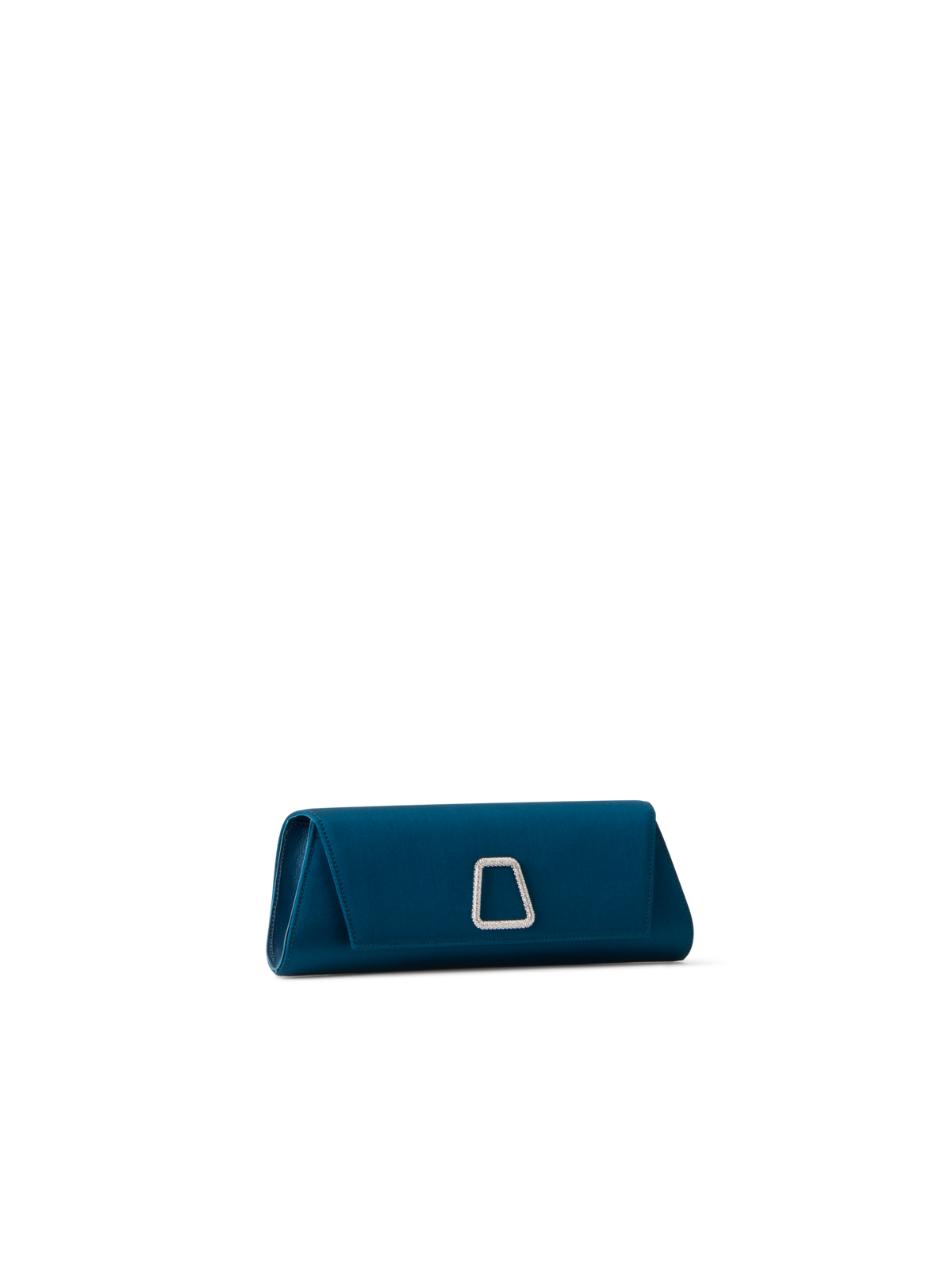 Designer Anouk Small Trapezoid Clutch - blue