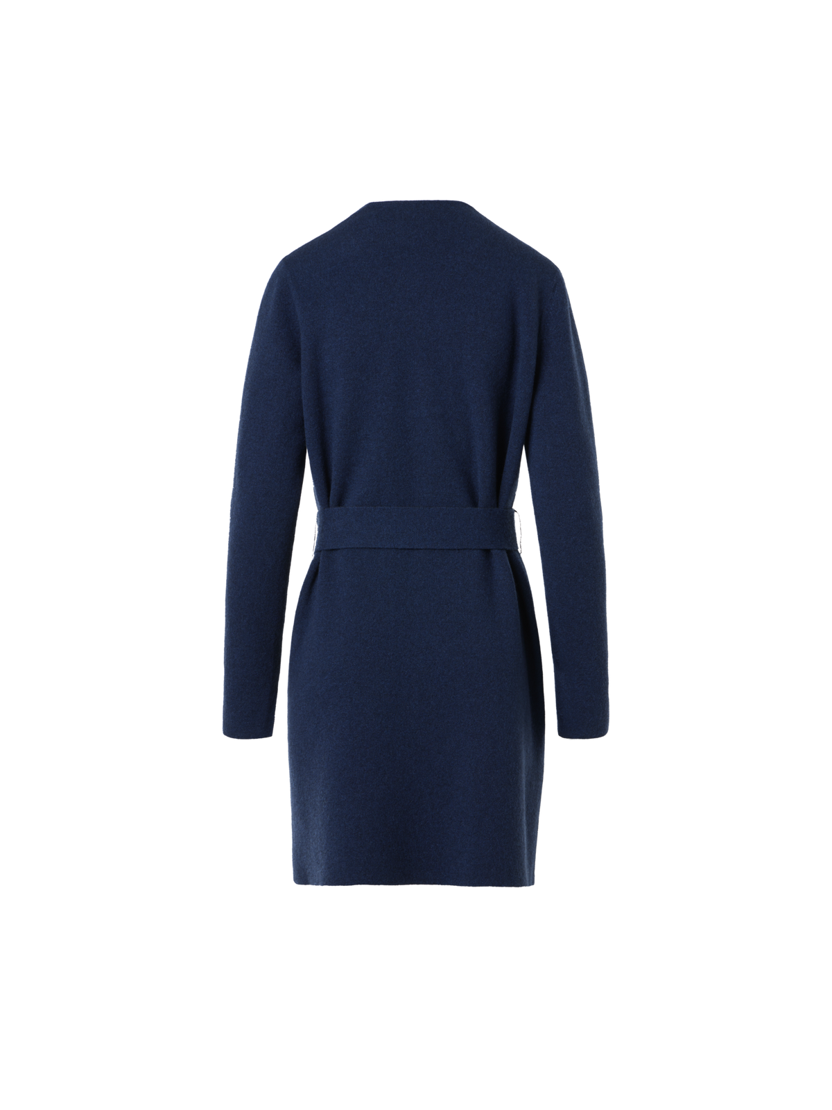 Designer Reversible Cashmere Double-Face Long Cardigan - black - navy