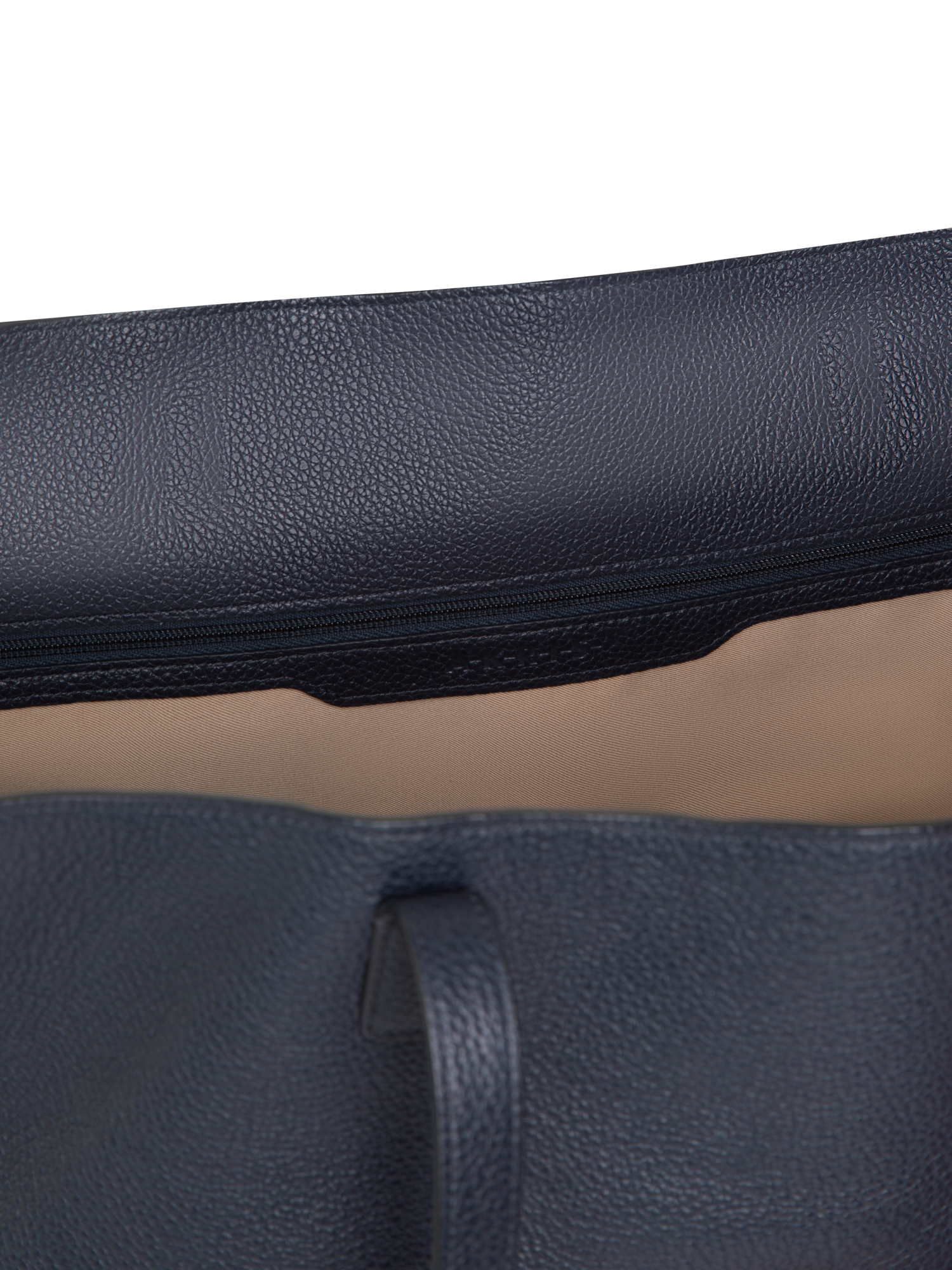 Designer Ai Medium Shoulder Tote - navy - blue