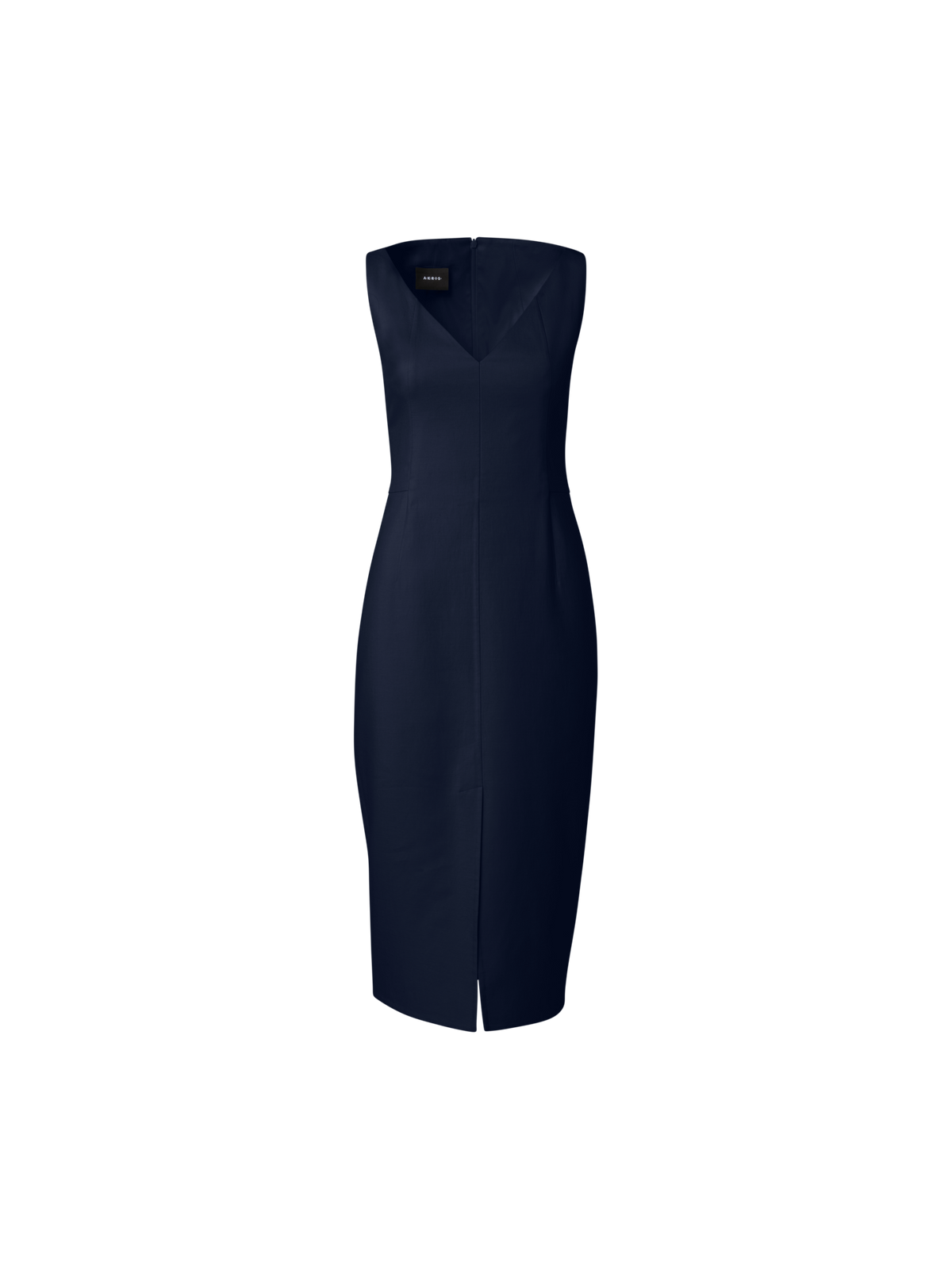 Cotton Silk Double-Face Sheath Dress