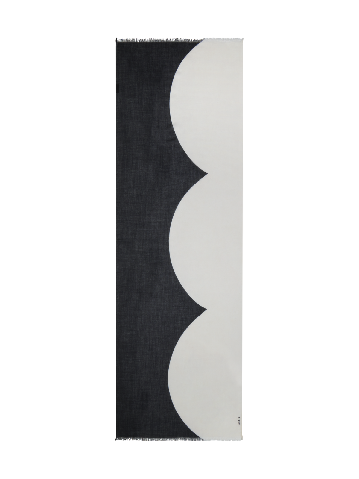 Designer Cashmere Scarf in Cloud Print - multicolor