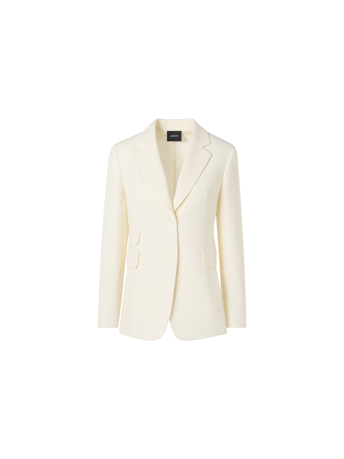 Designer Arie Jacket in Linen-Wool Double-Face - ecru