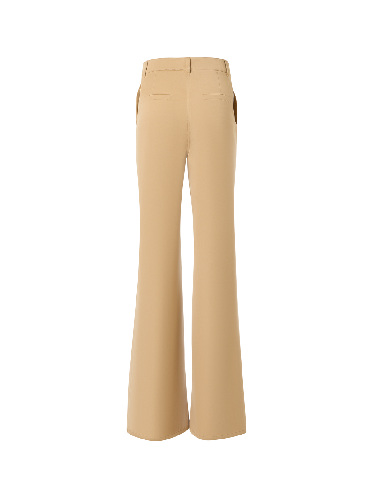 Designer Celia Bootcut Pants in Cotton Gabardine - beige