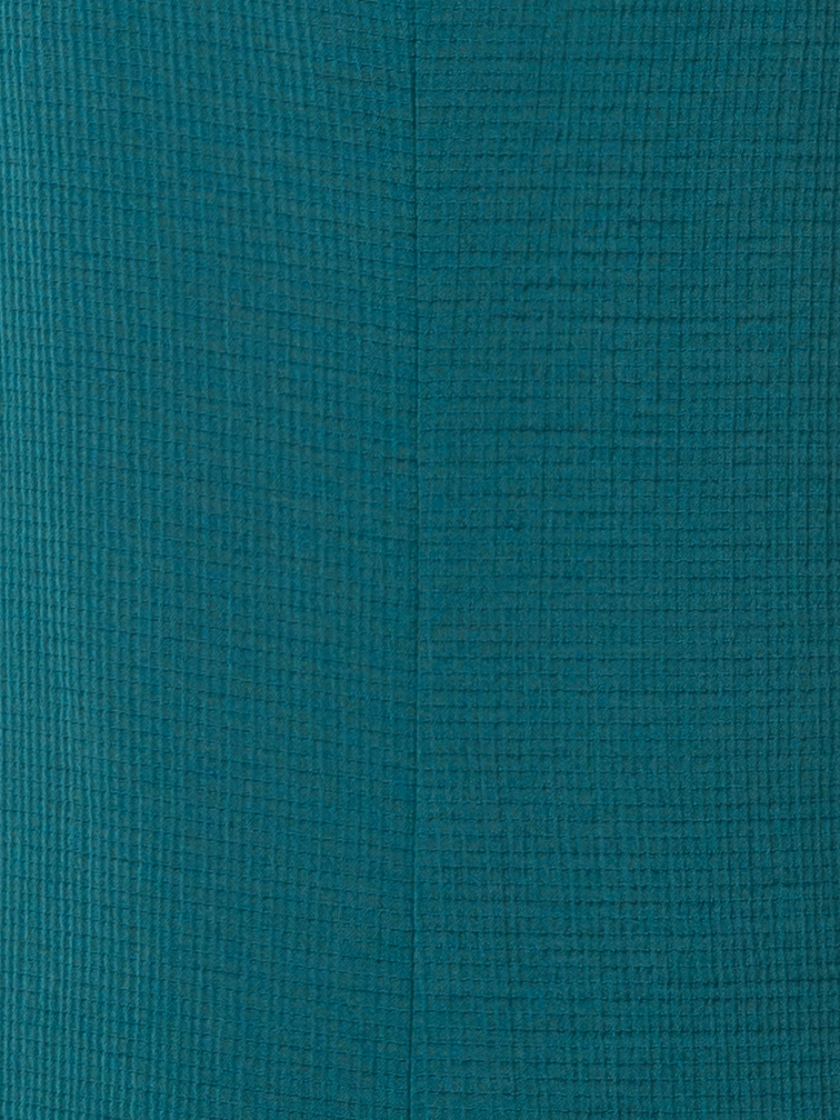 Designer Wide Structured Cotton Double-Face Pants - green