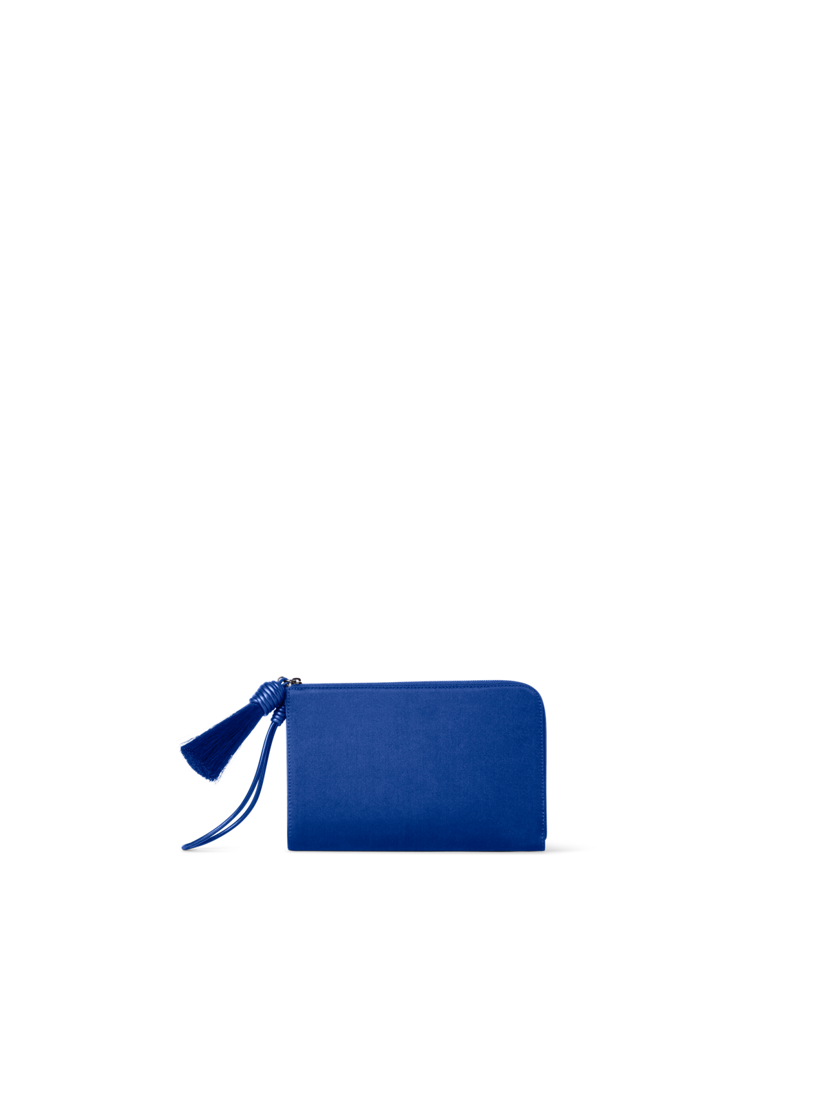 Designer Alexa Tassle Pouch - blue