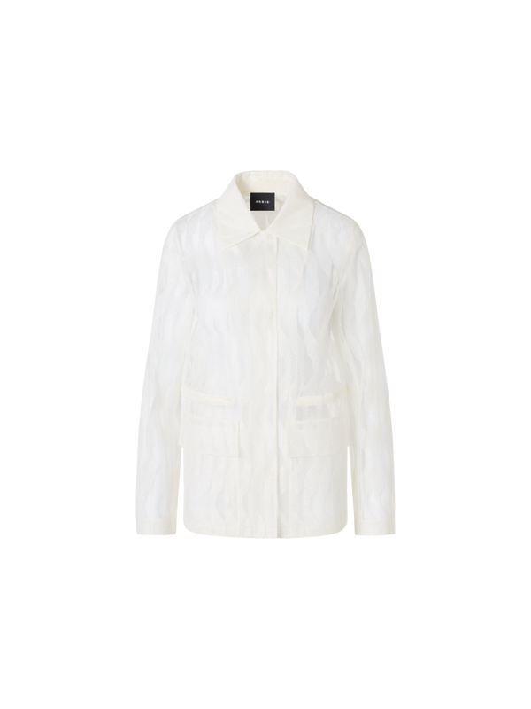 Designer Tomma Shirt Jacket - ecru