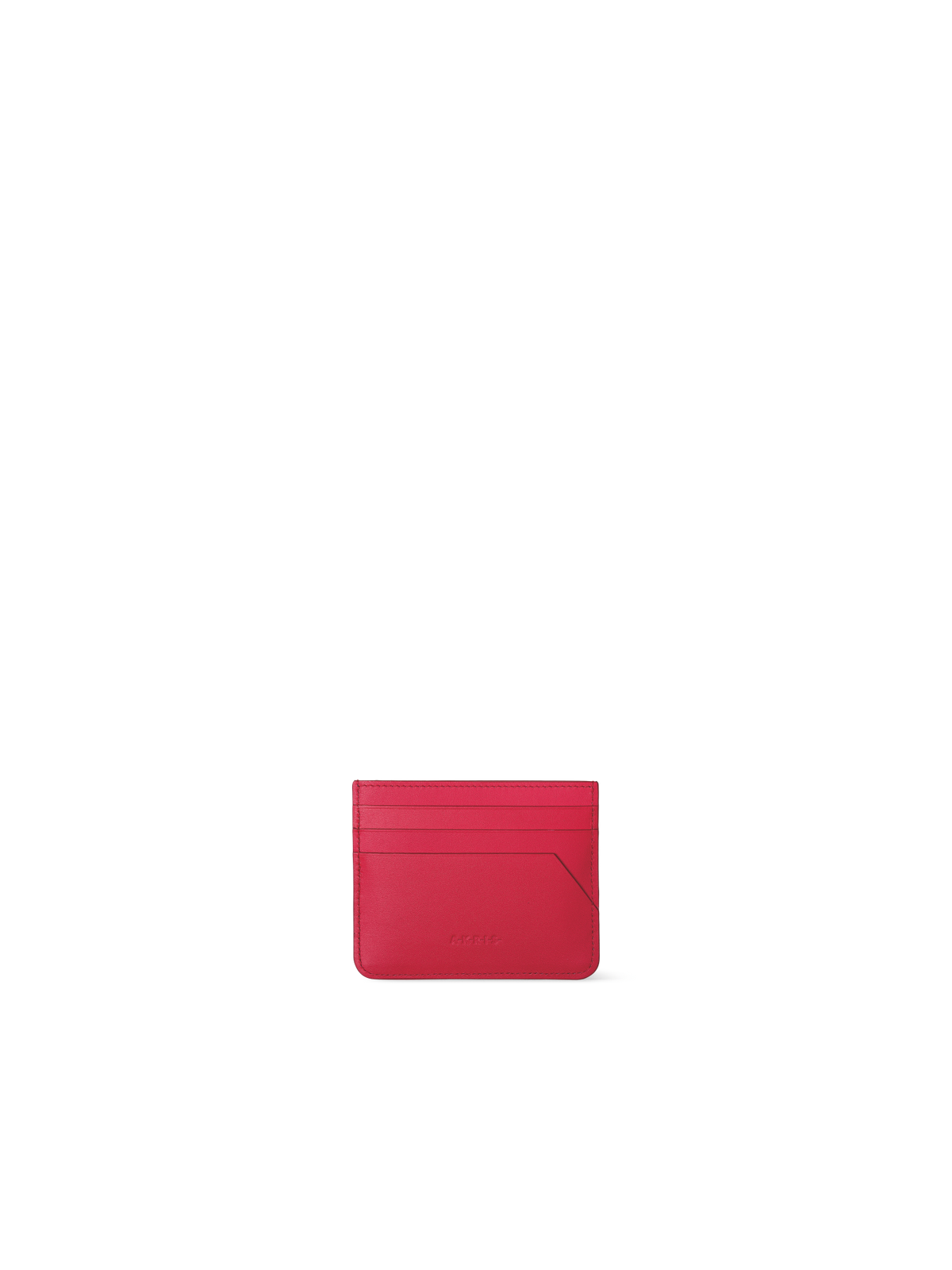 Designer Card Holder in Horsehair and Leather - pink