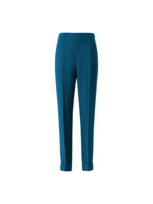 Designer Chris Tapered Pants with Elastic Waist - green