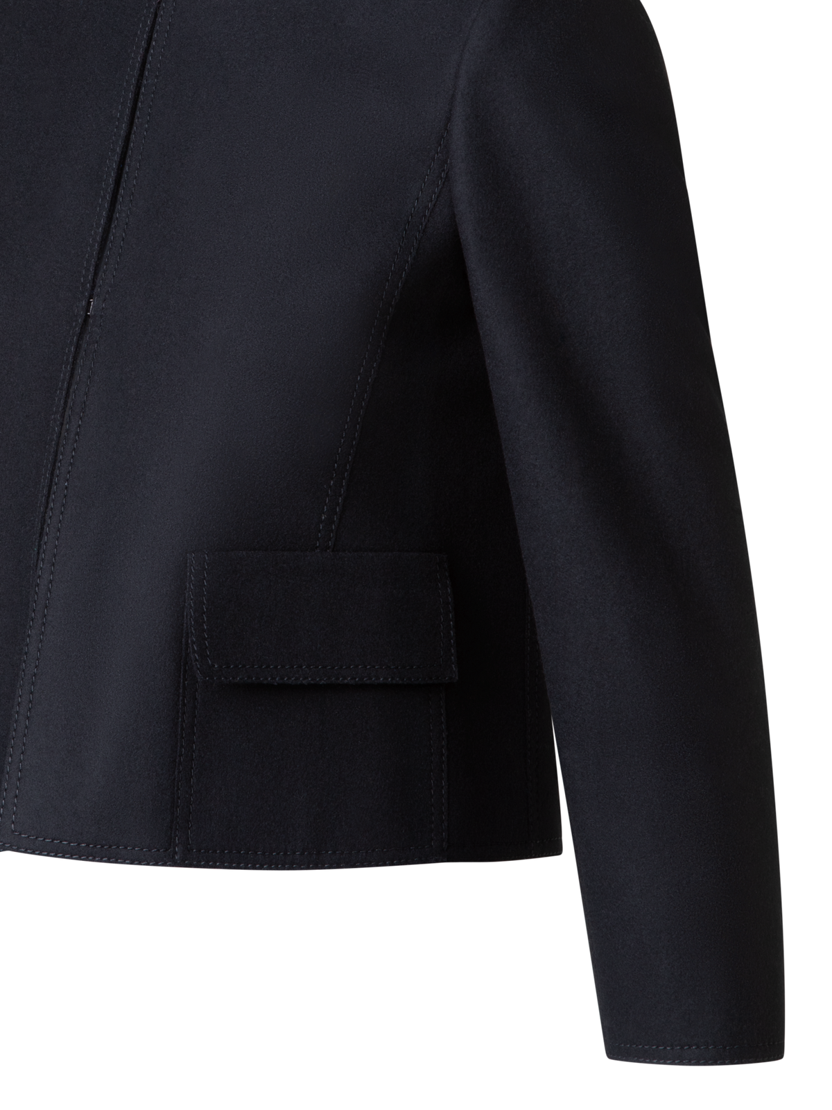 Designer Short Taglio Vivo Jacket - black