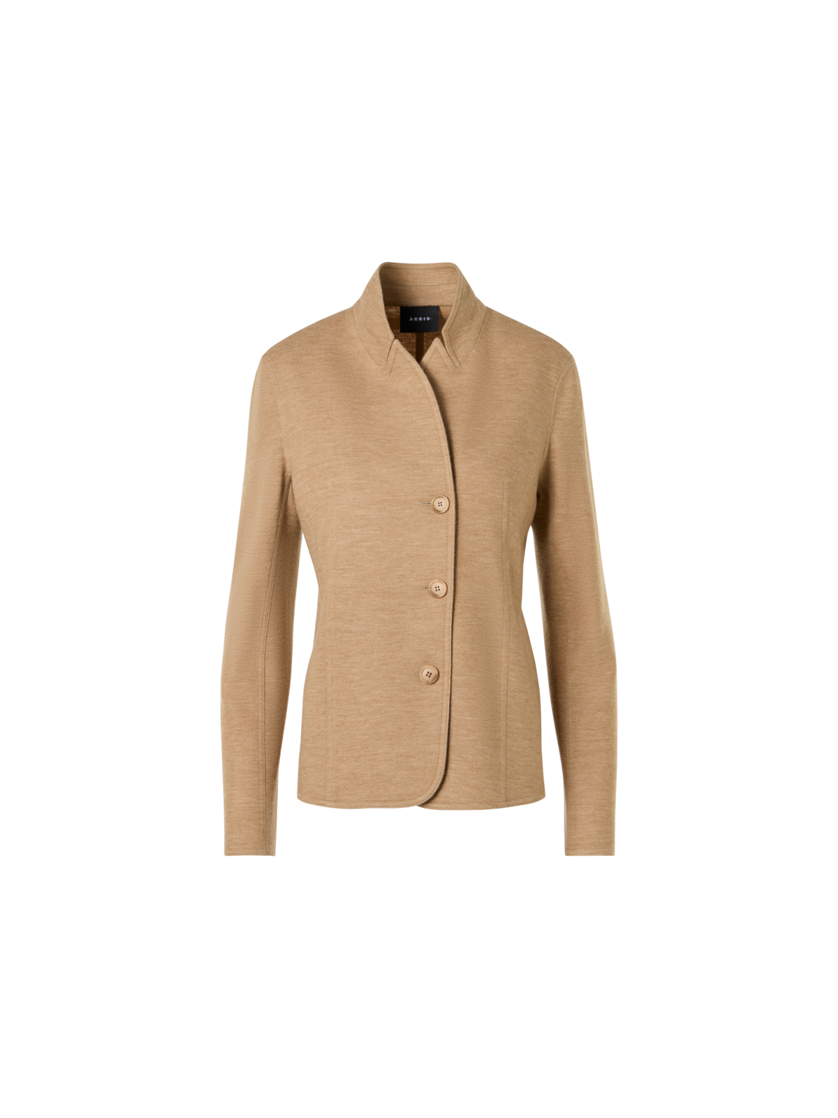 Designer Lima Short Jacket in Cashmere-Jersey - brown