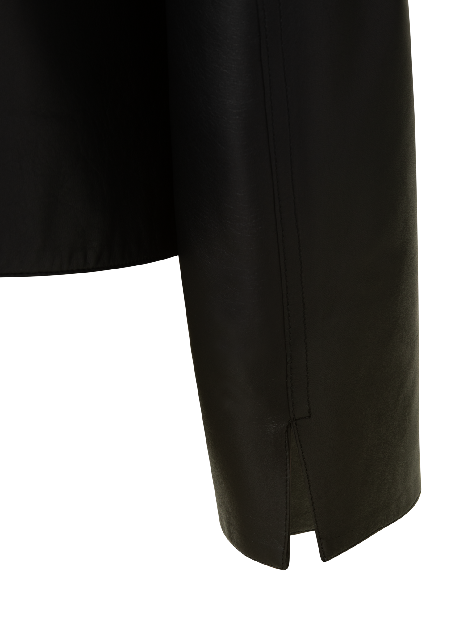 Designer Lamb Leather Collared Jacket