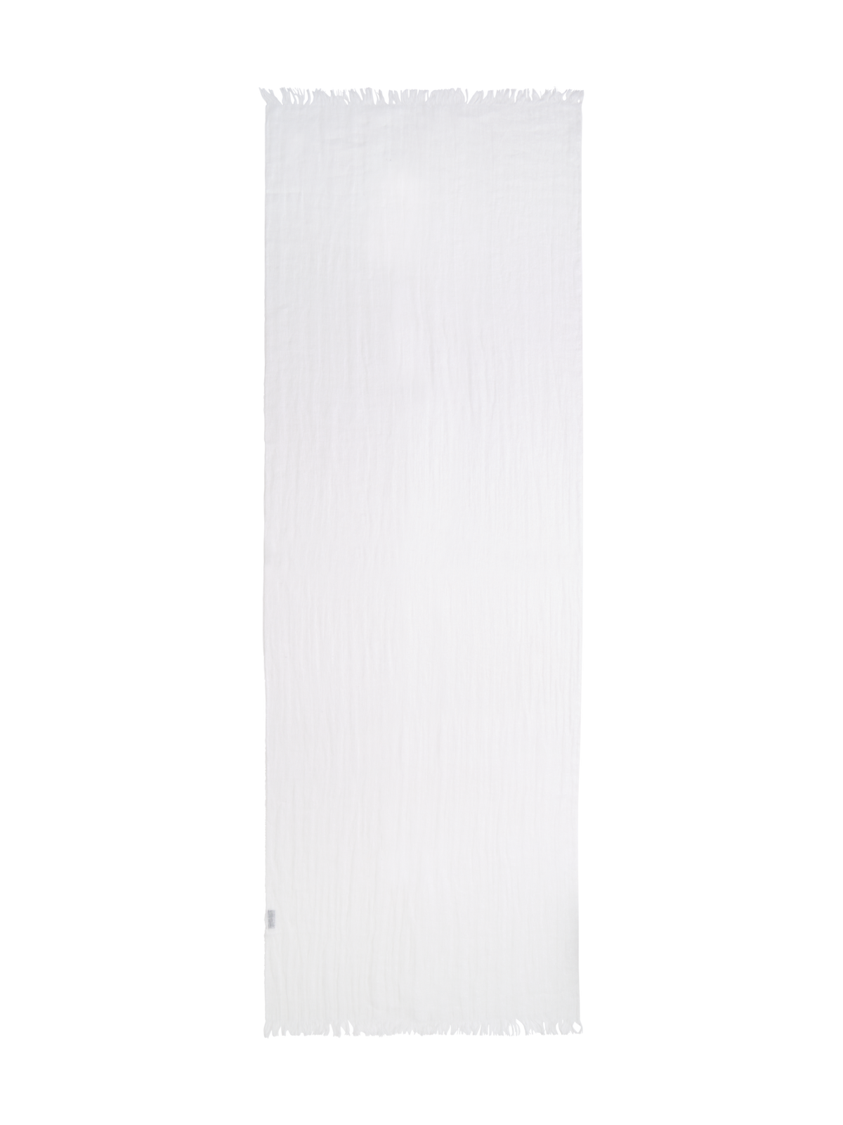 Designer Linen Scarf - ecru