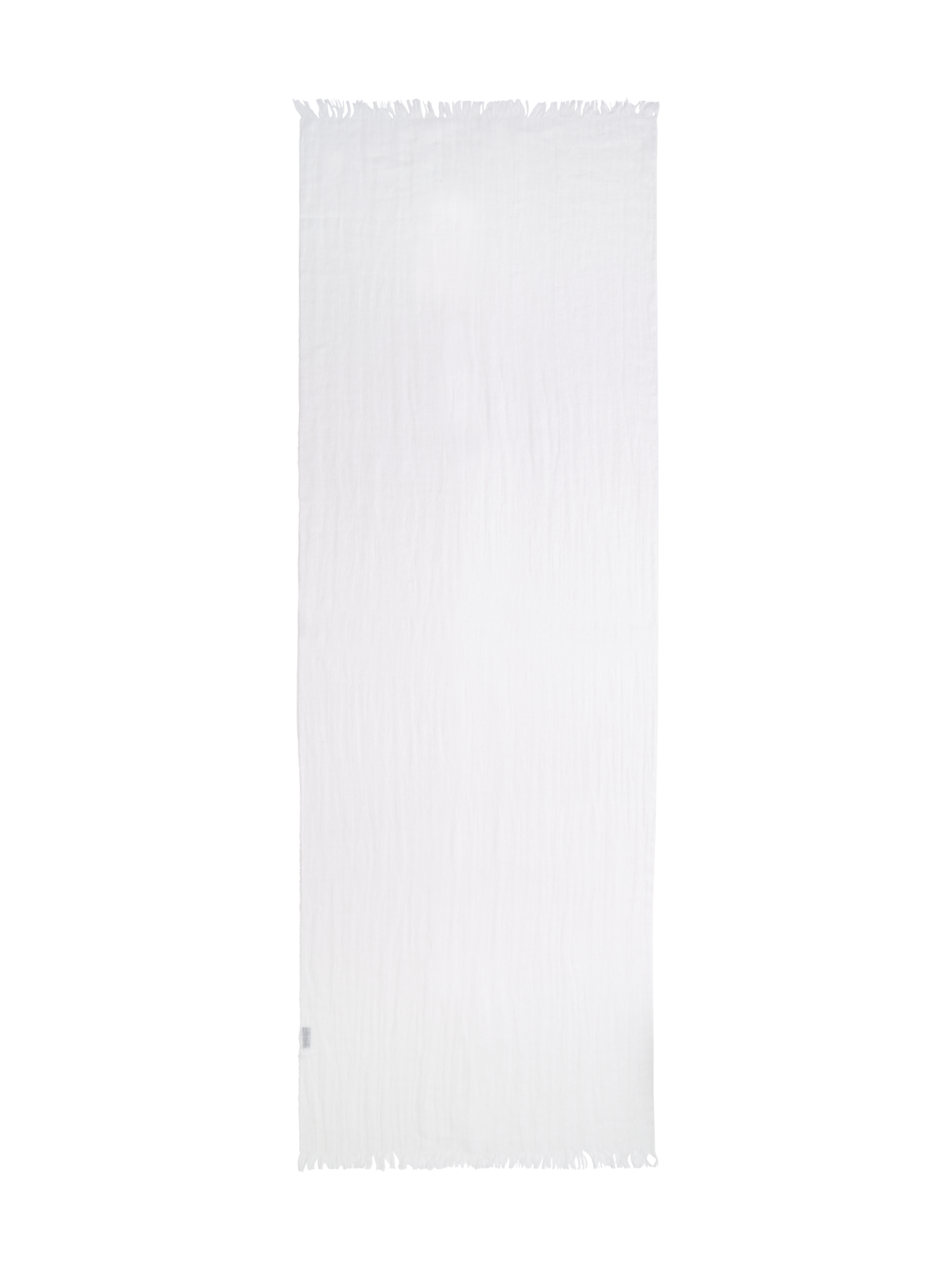 Designer Linen Scarf - ecru