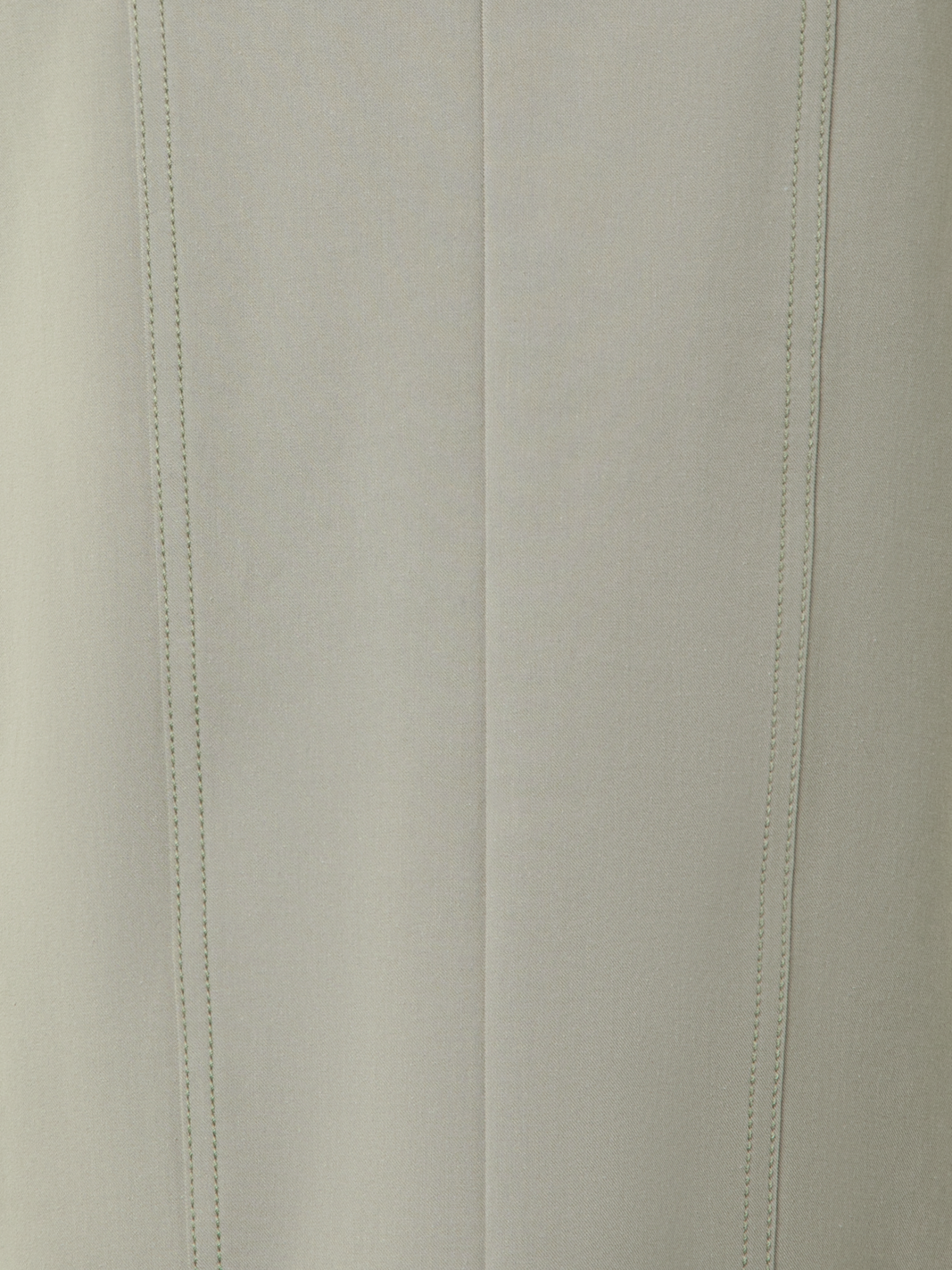 Designer Knee Long Denim Skirt - neutral - green