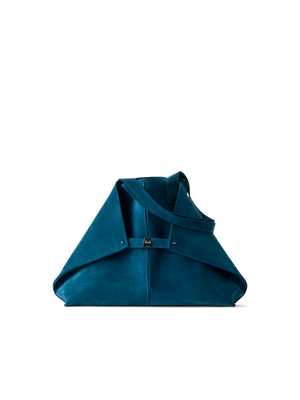 Designer Ai Medium Shoulder Tote - blue