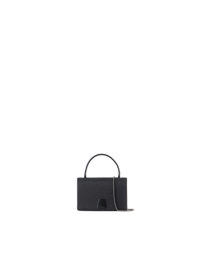 Designer Alice Mini Top Handle Bag - black