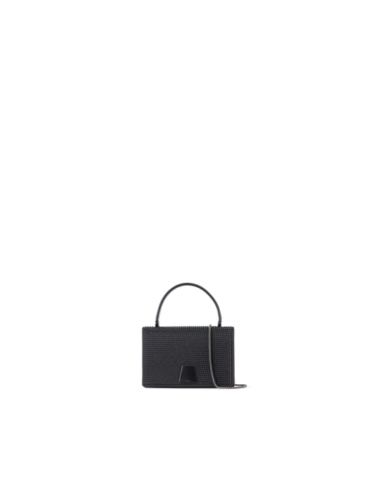Designer Alice Mini Top Handle Bag - black