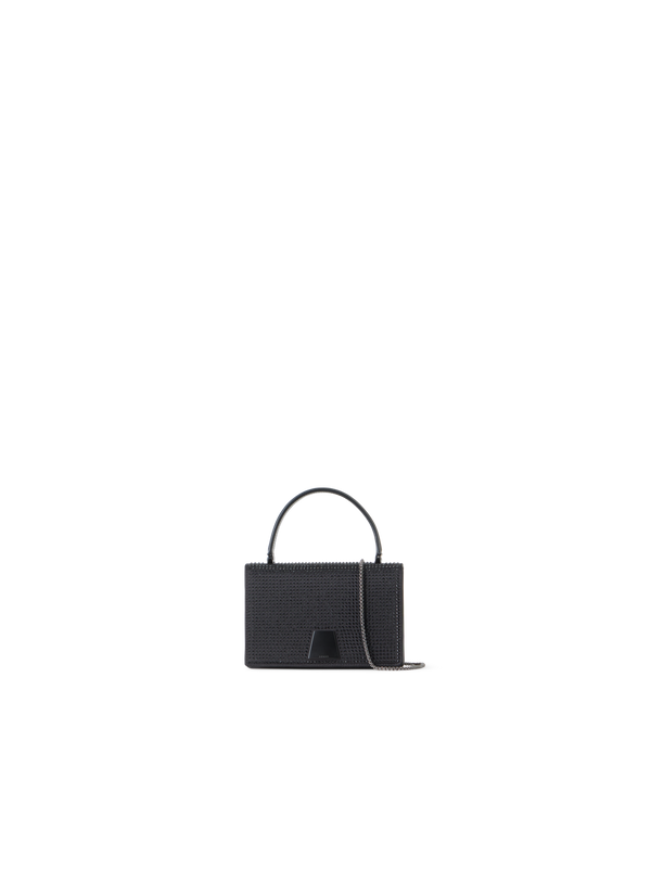Designer Alice Mini Top Handle Bag - black