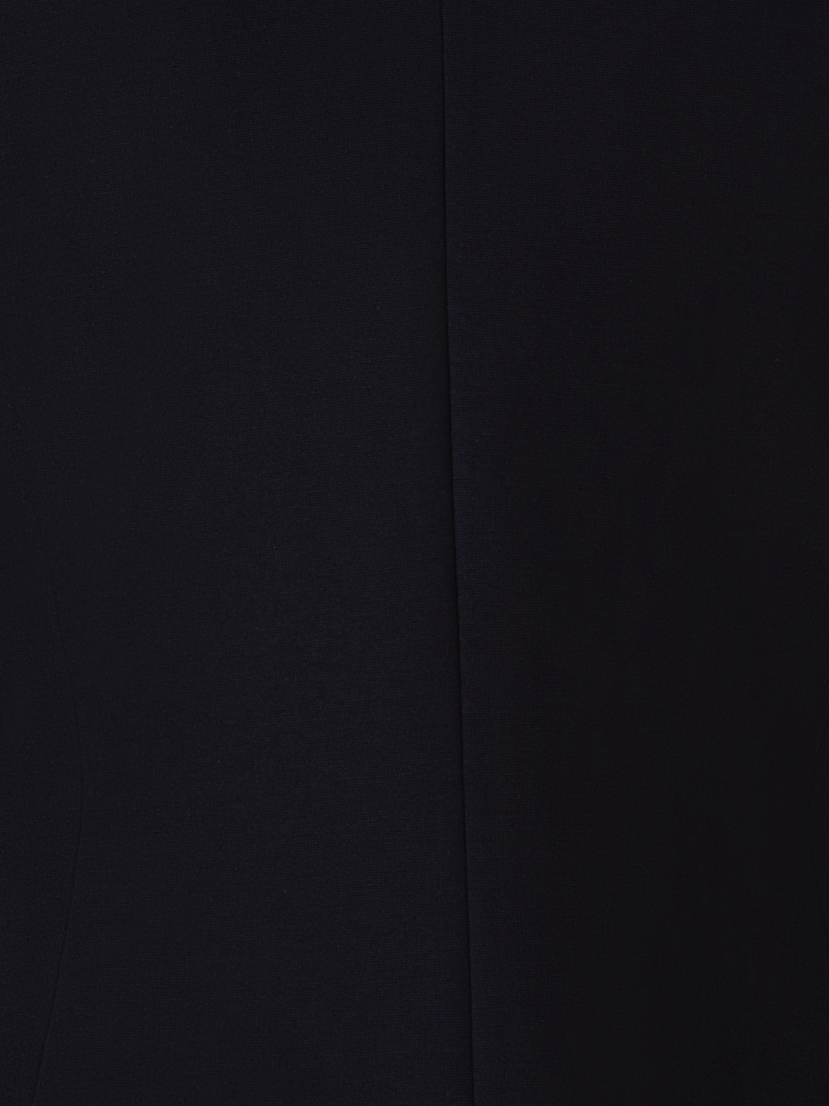 Designer Jersey Blazer with Faux Leather Collar - black