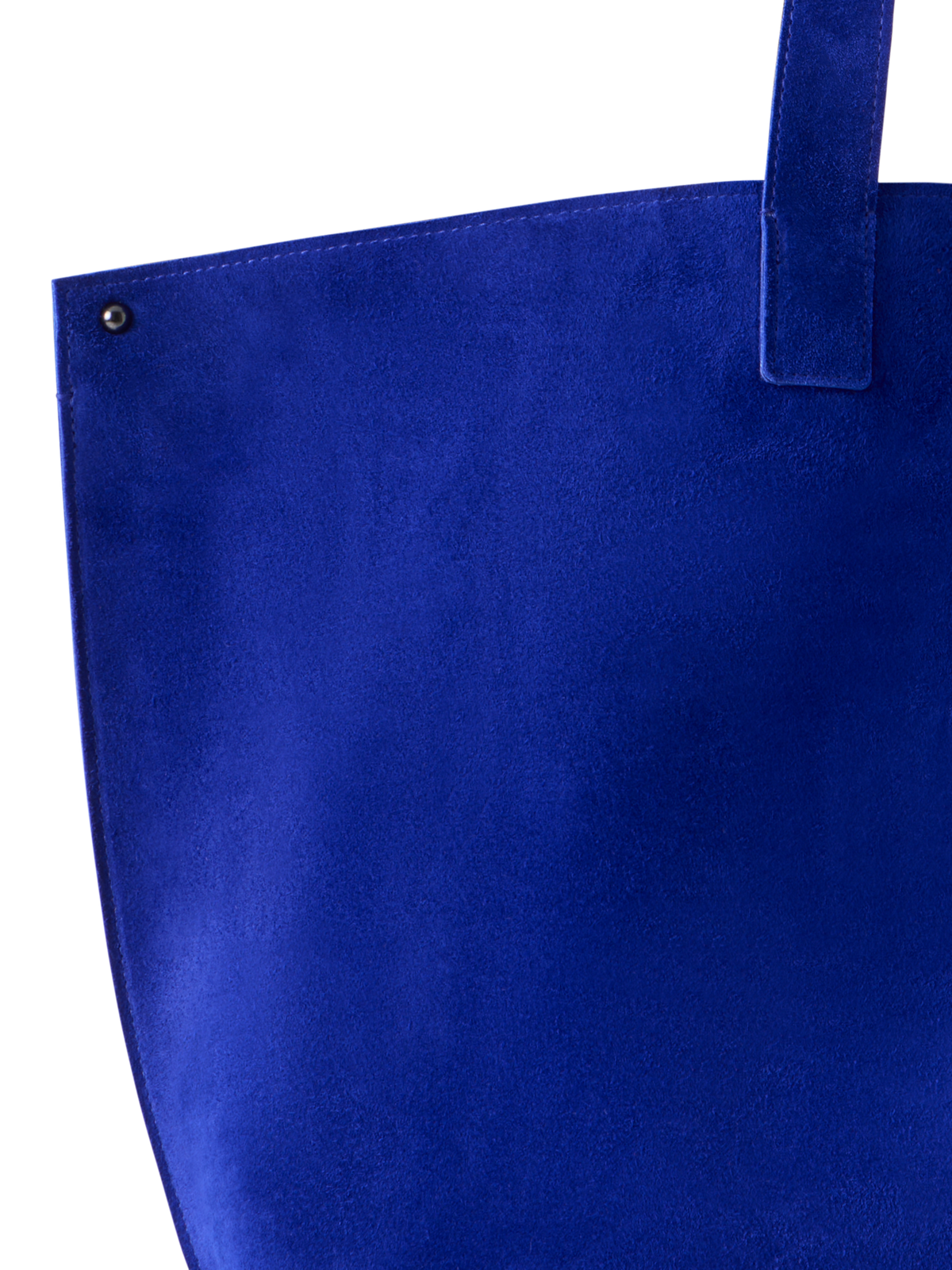 Designer Ai Medium Shoulder Tote Bag - blue