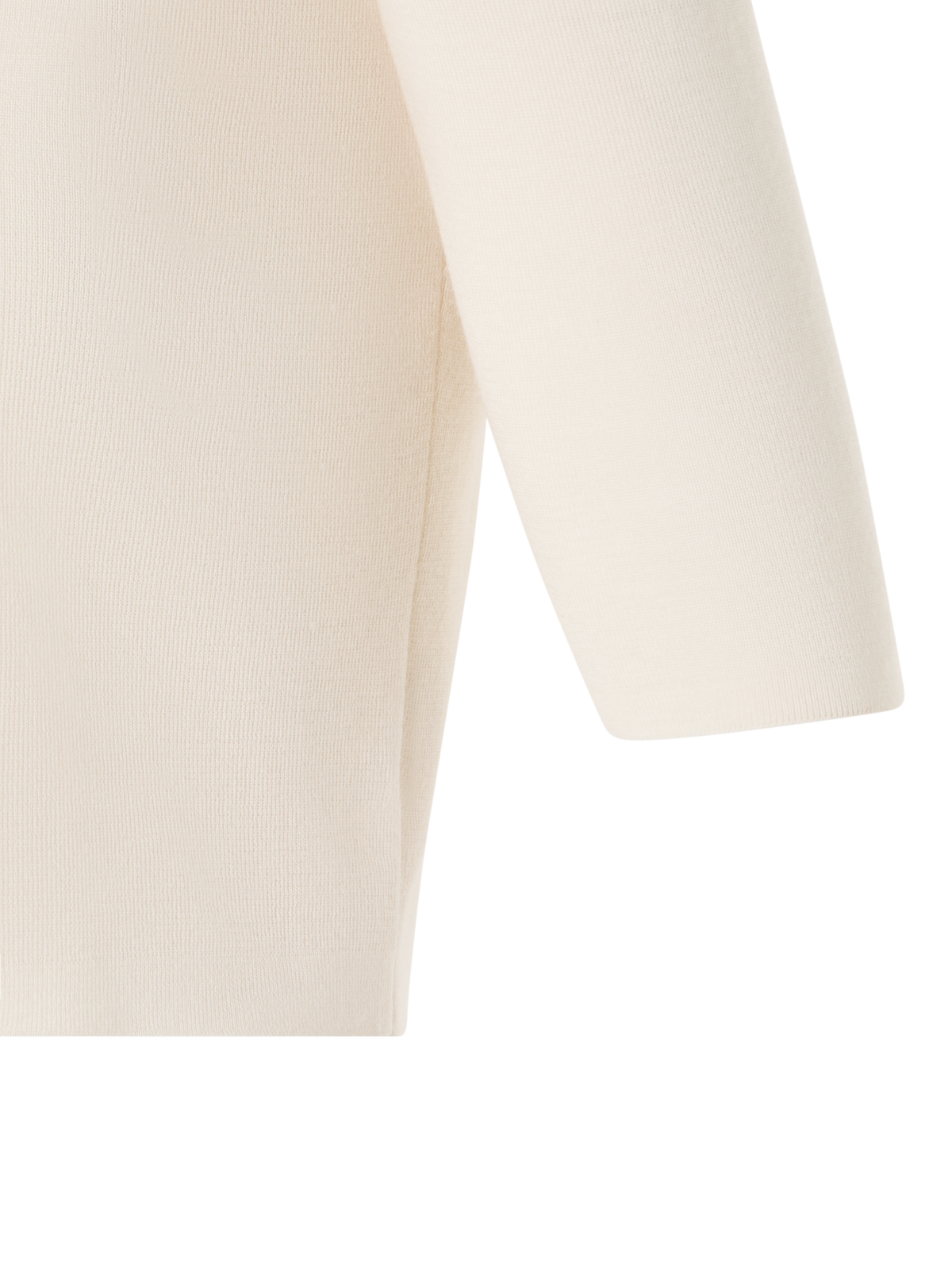 Designer Cropped Cardigan - ecru - white