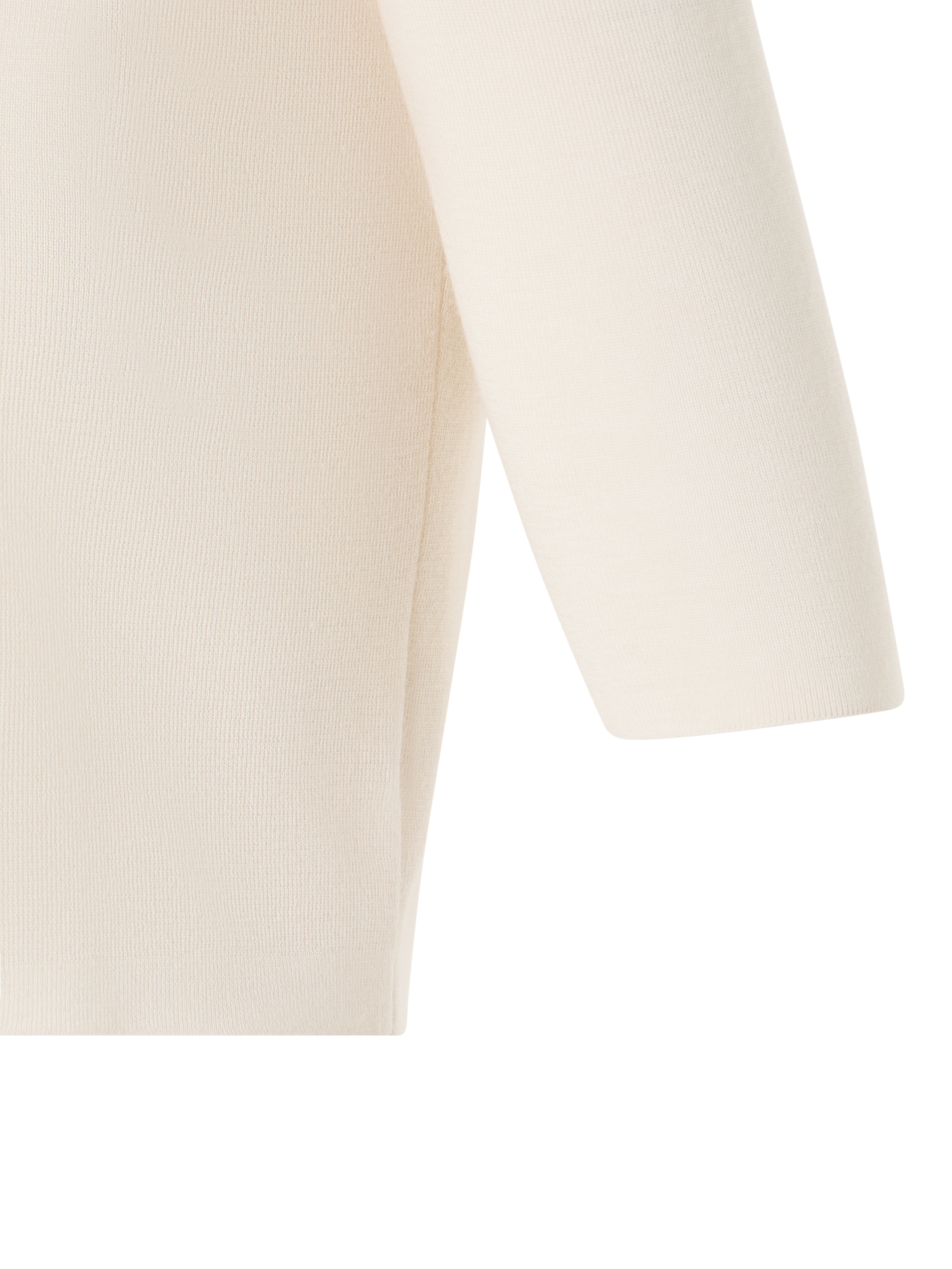 Designer Cropped Cardigan - ecru - white