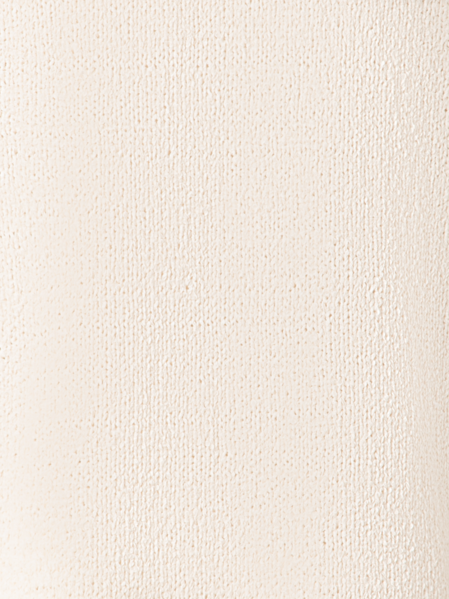 Designer Long Chunky Knit Gilet - neutral - beige