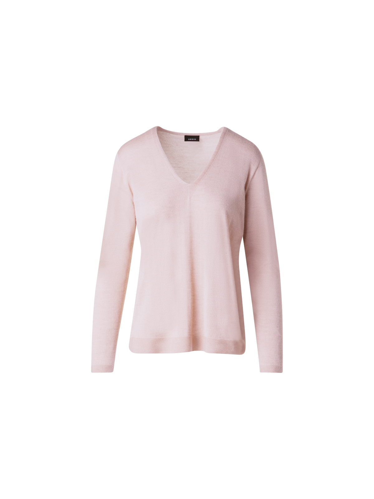 Seamless Cashmere and Silk V-Neck Sweater – Akris