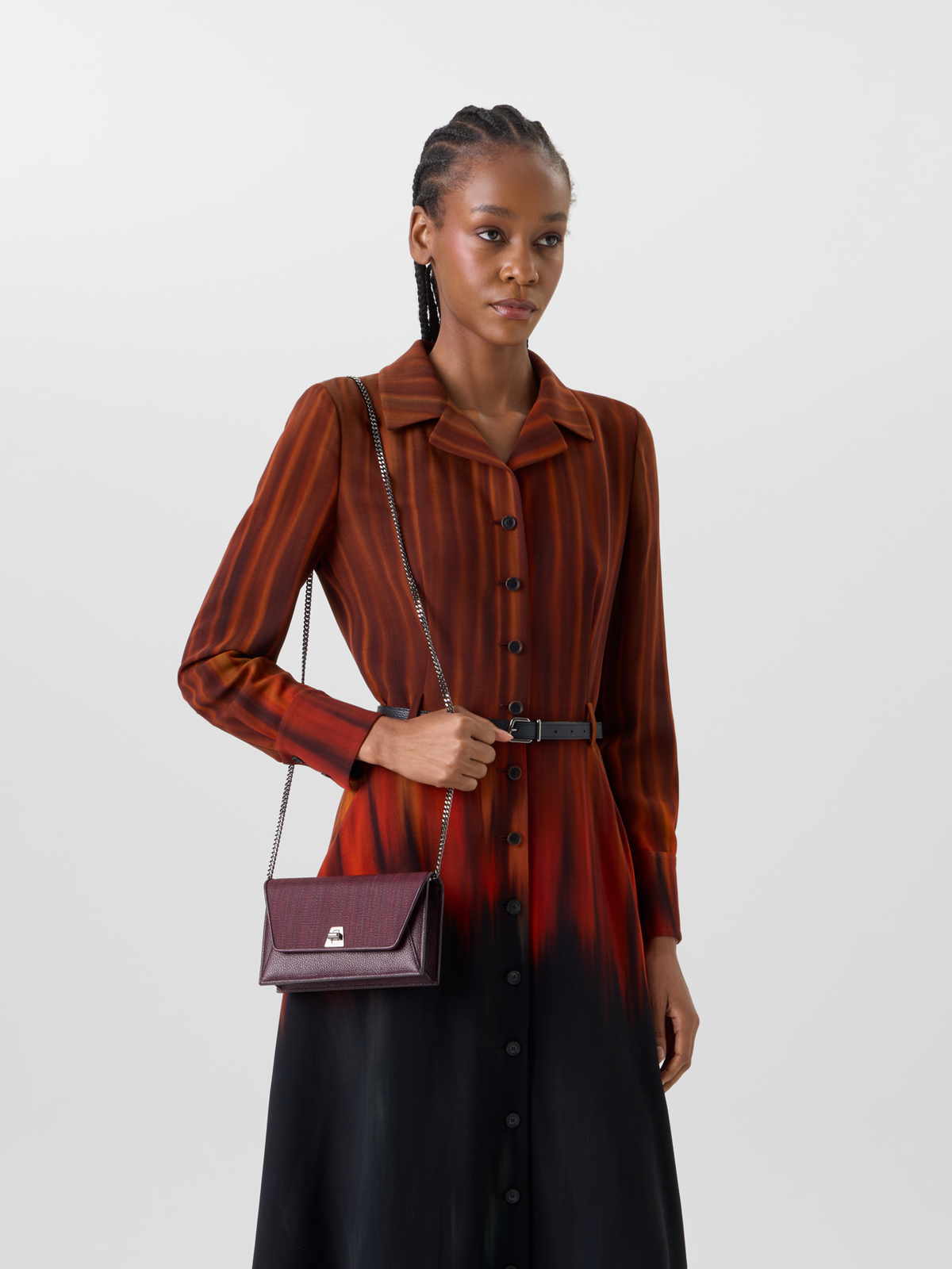 Designer Anouk Envelope Clutch - wine #editorial