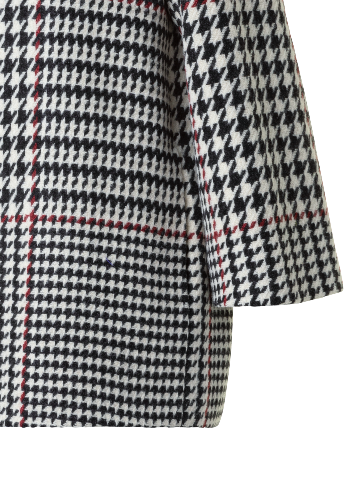 Designer Glencheck Car Coat - black - multicolor