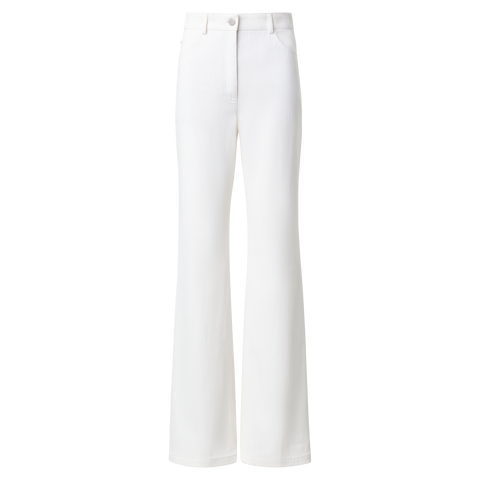 Bootcut Cotton Denim Stretch Pants