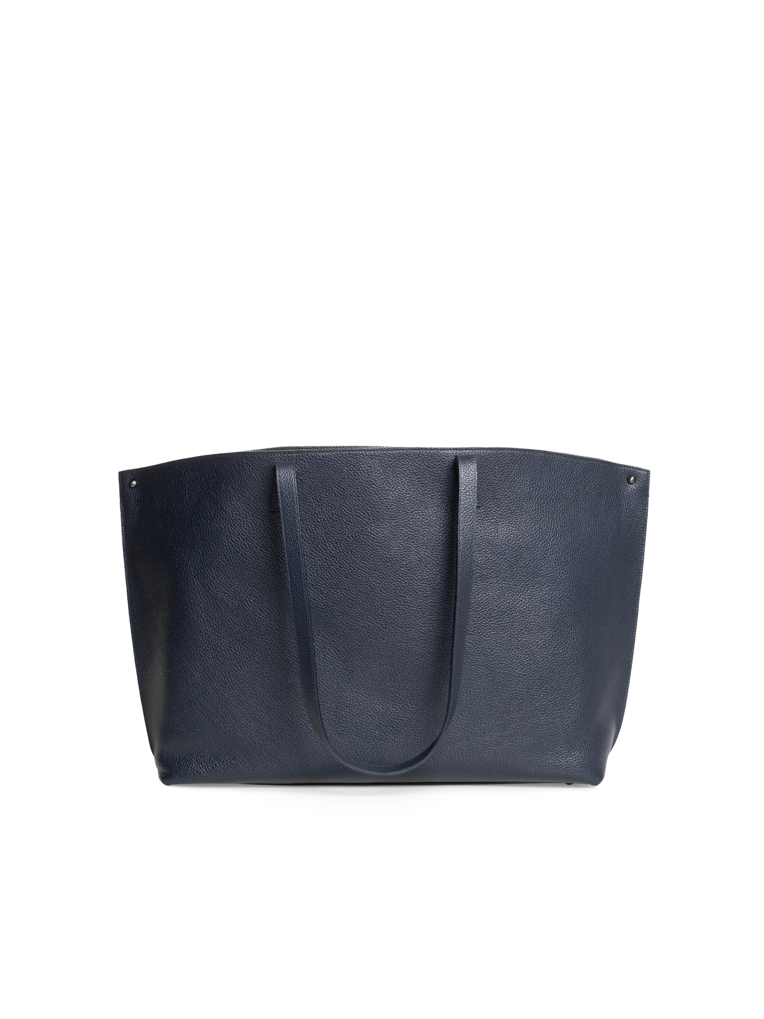 Designer Ai Medium Shoulder Tote - navy - blue