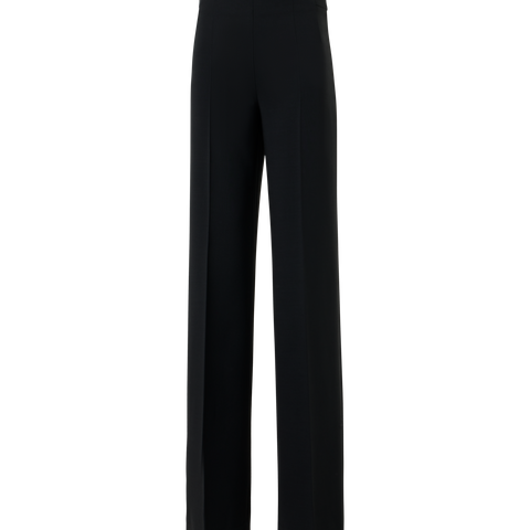 High-Waist Wool Double-Face Pants
