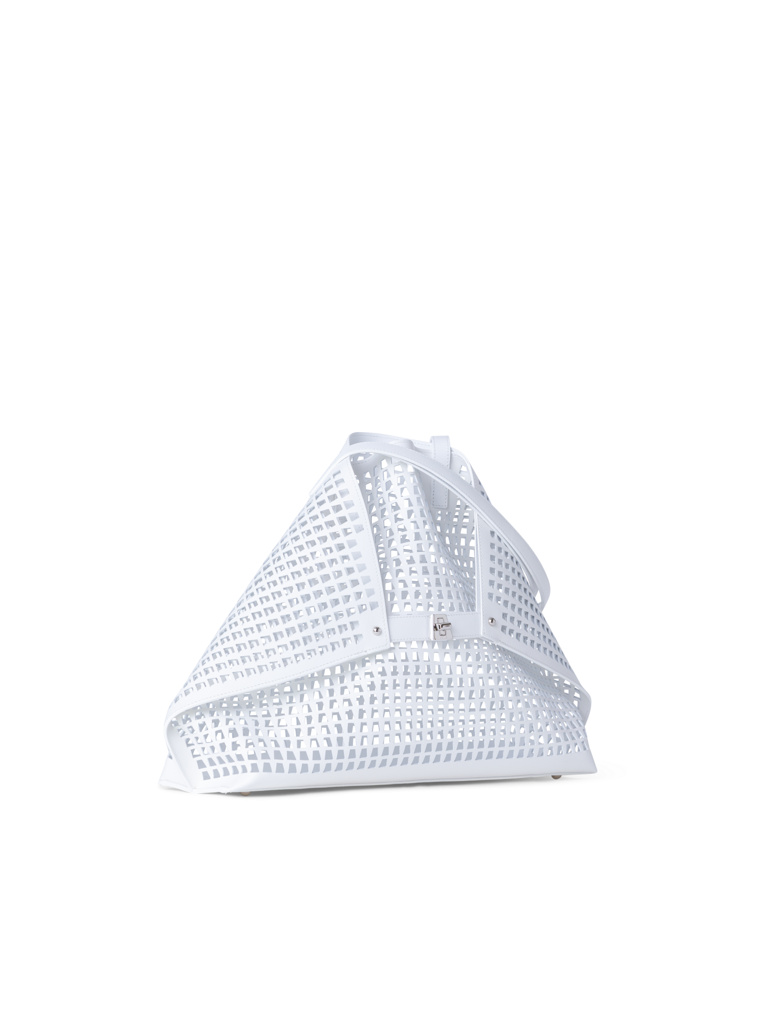 Designer Ai Medium Shoulder Tote - neutral - white