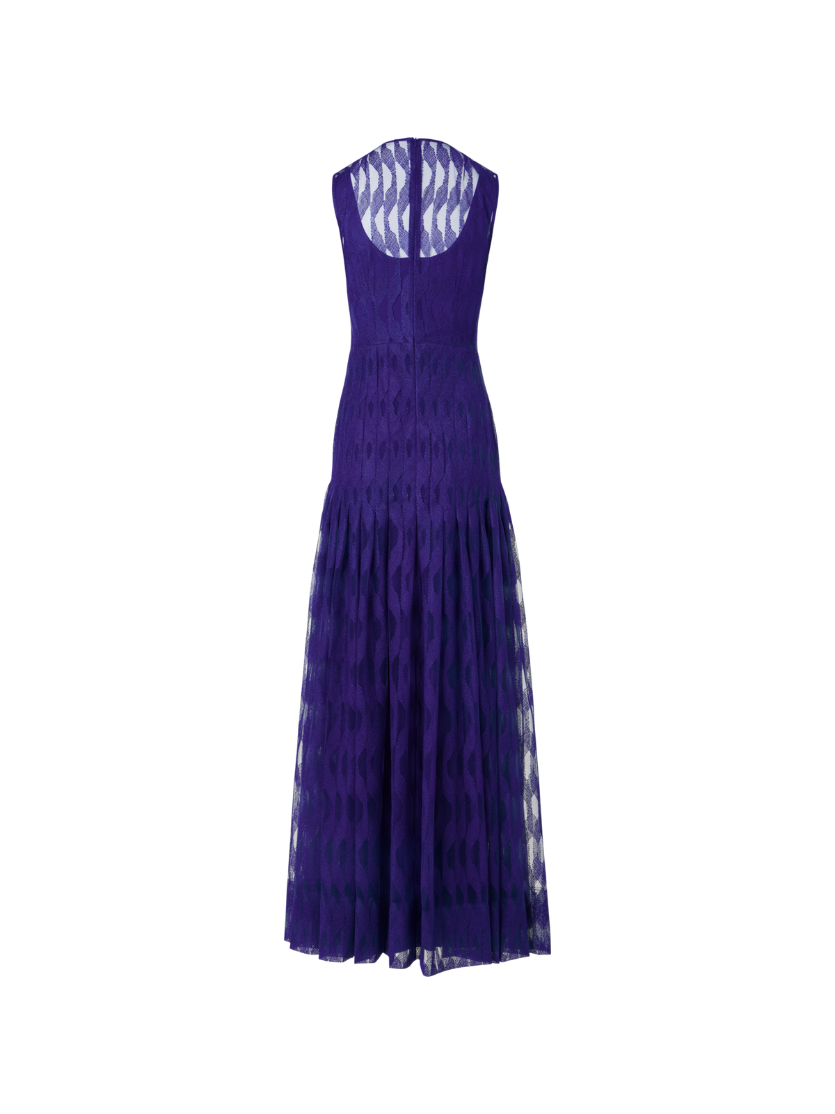 Designer Sleeveless High Plains Gown - purple