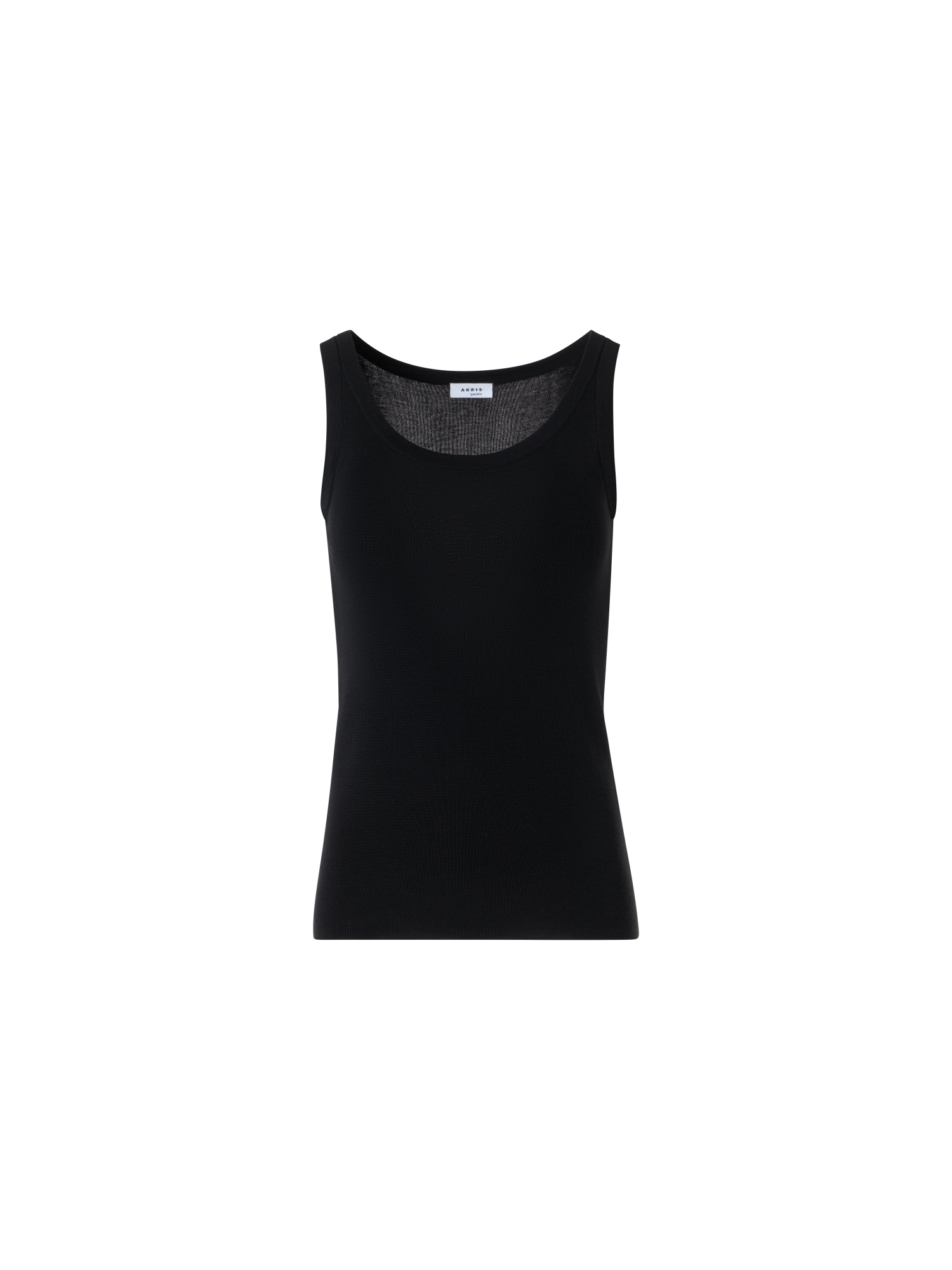 Designer Knitted Tank Top - black