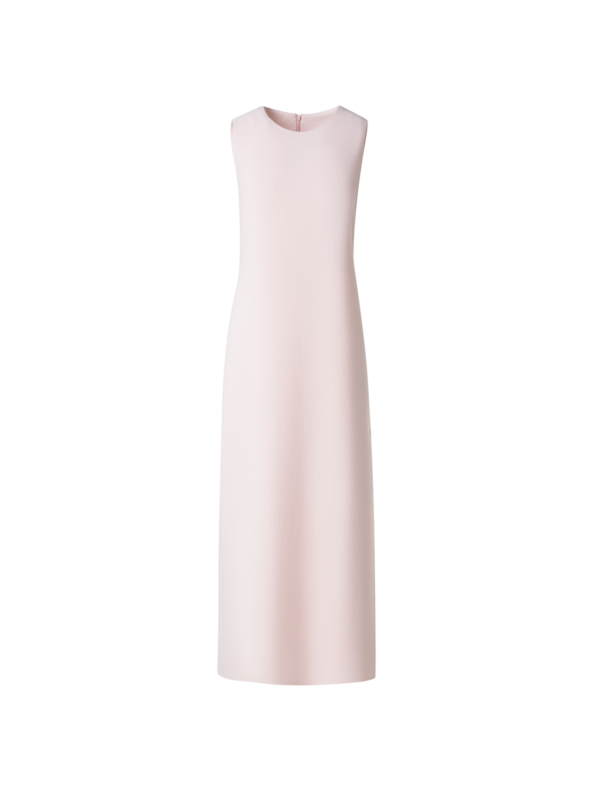 Designer Midi Sheath Dress in Wool Double-Face - pastel - pink