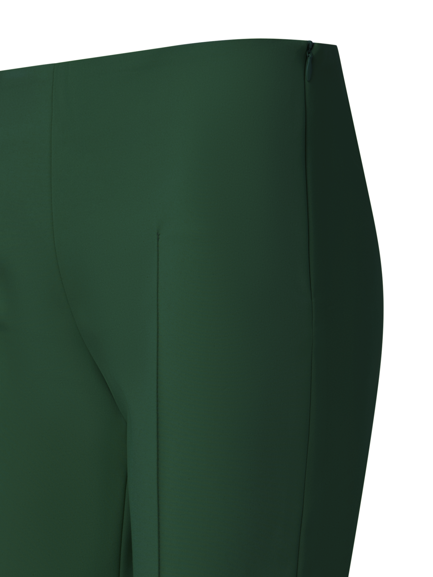 Designer Slim Cotton Techno Stretch Pants - green