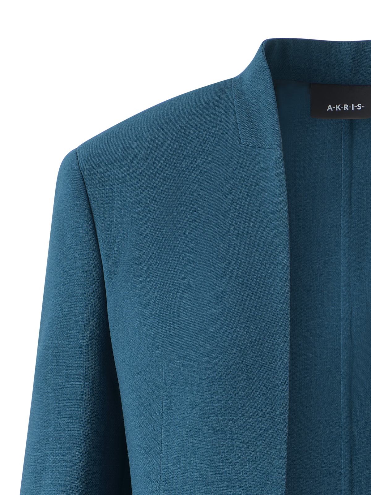 Designer Alvar Cardigan Style Jacket in Wool Double-Face - green