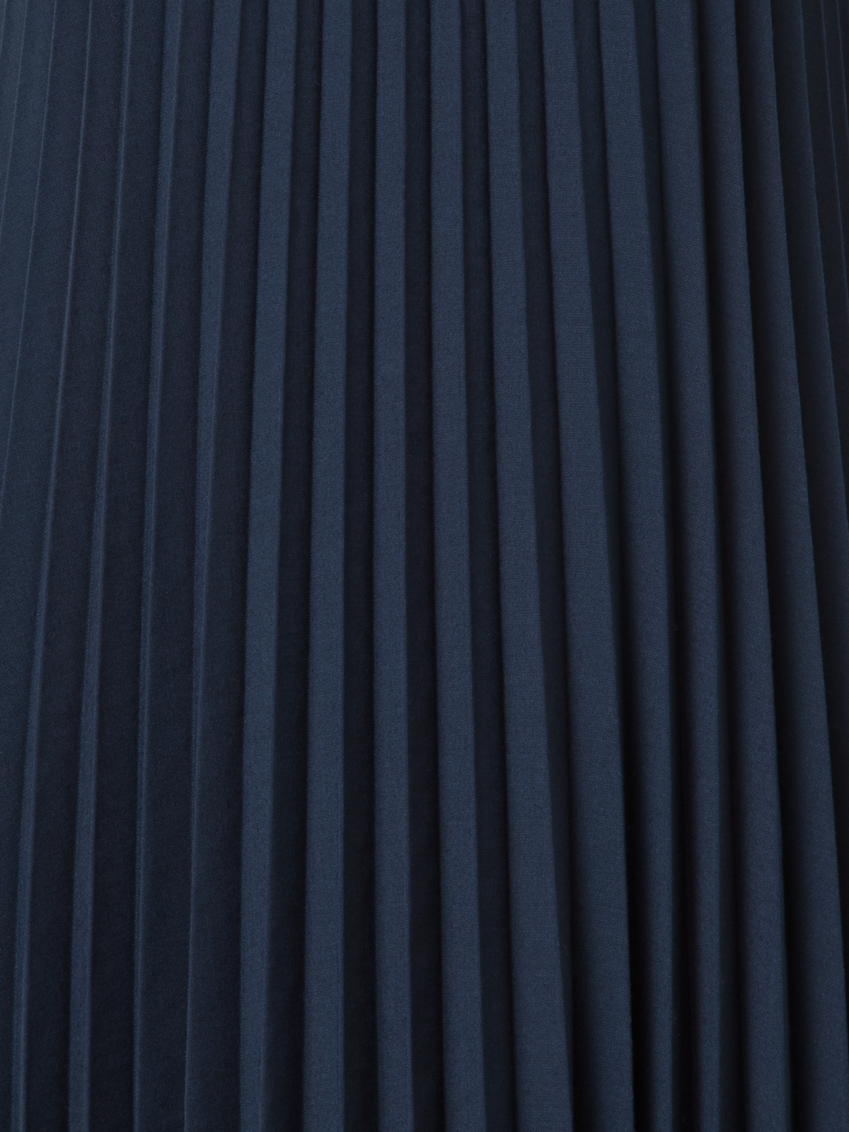 Designer A-Line Plissee Dress in Knee Length - neutral - navy - blue