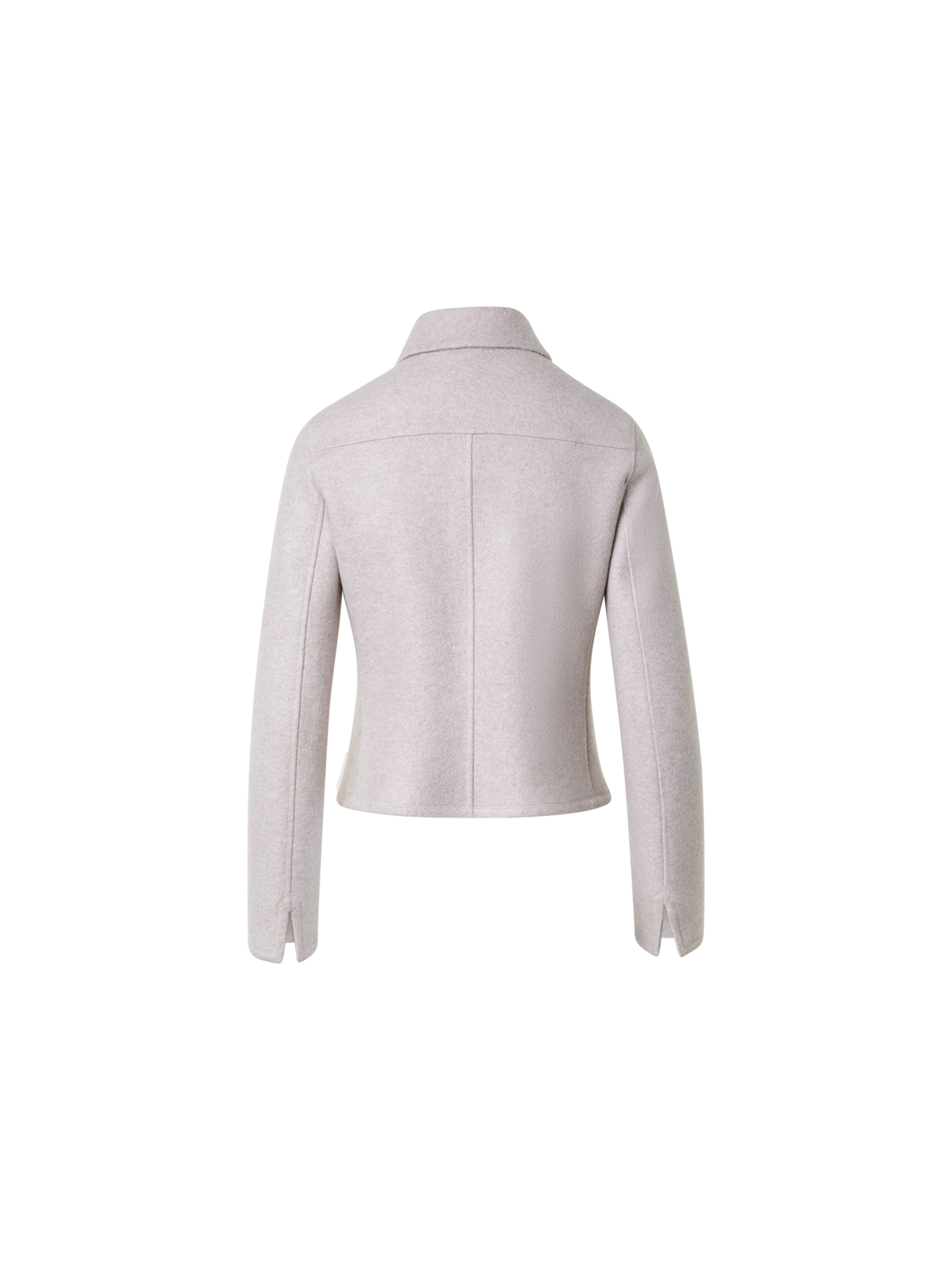 Designer Short Jacket in 100% Cashmere - grey