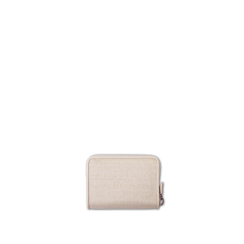 Small Zip Wallet in Horsehair