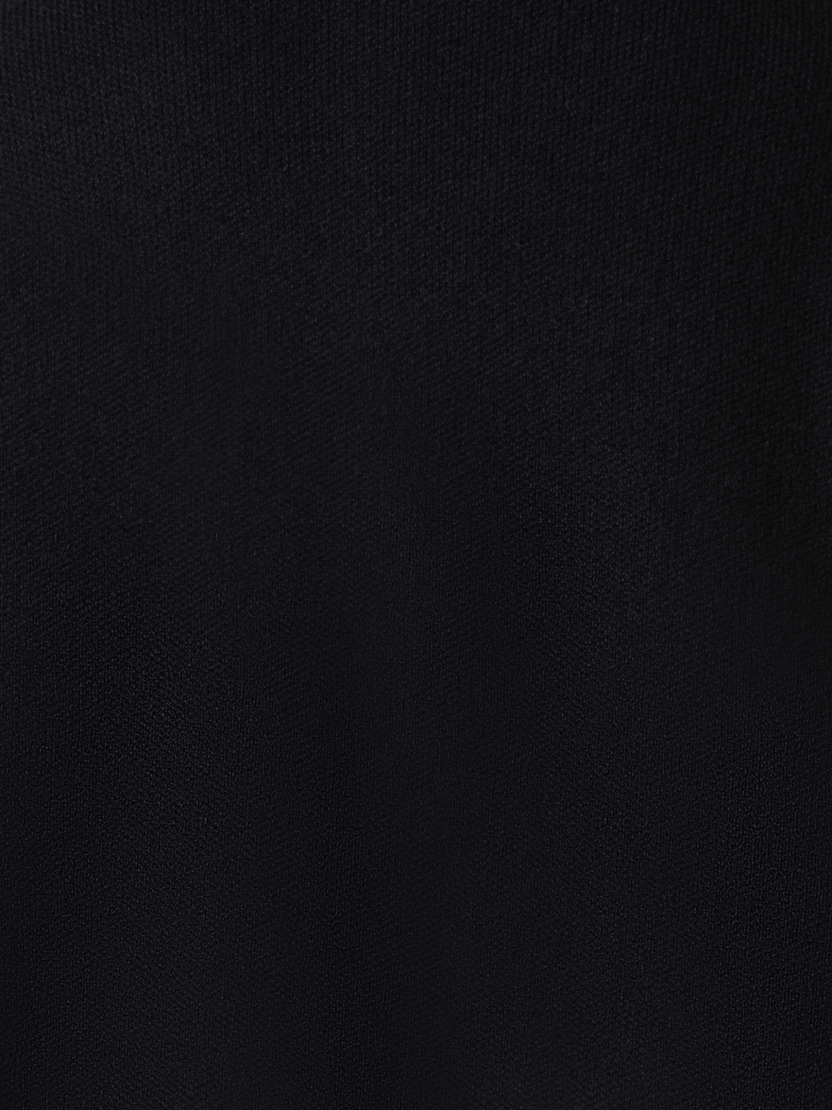 Designer Cropped Cashmere Piqué Cardigan with Zip - black