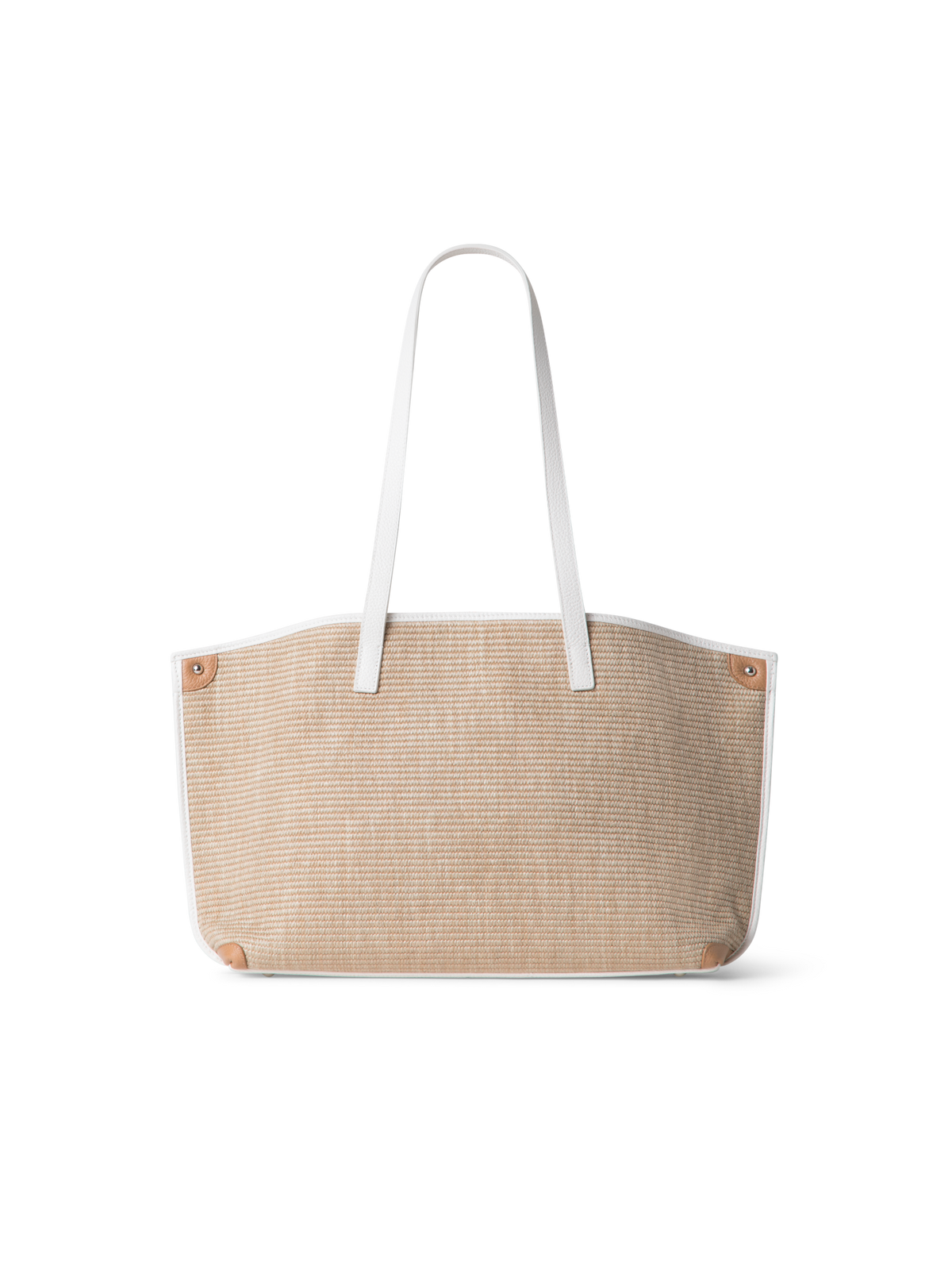 Designer Ai Small Shoulder Tote - neutral - multicolor - beige - white