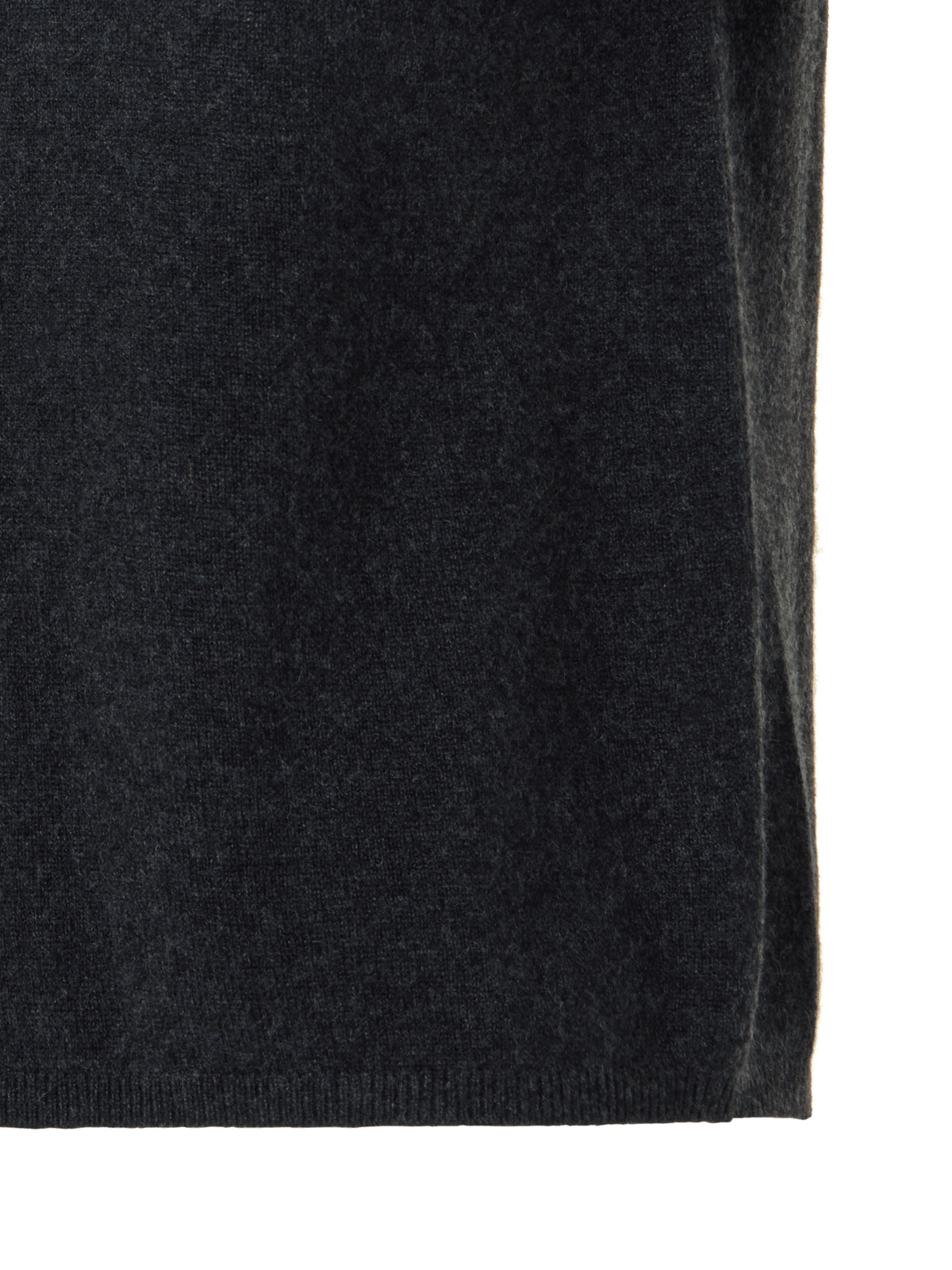 Designer Cashmere Knit Sweater with Short Sleeves - grey