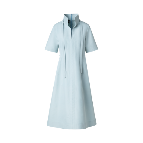 Midi Dress in Cotton Poplin