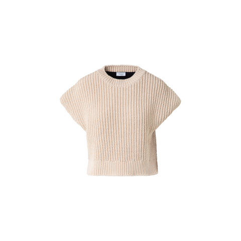 Bi-Color Jersey-Knit-Sweater