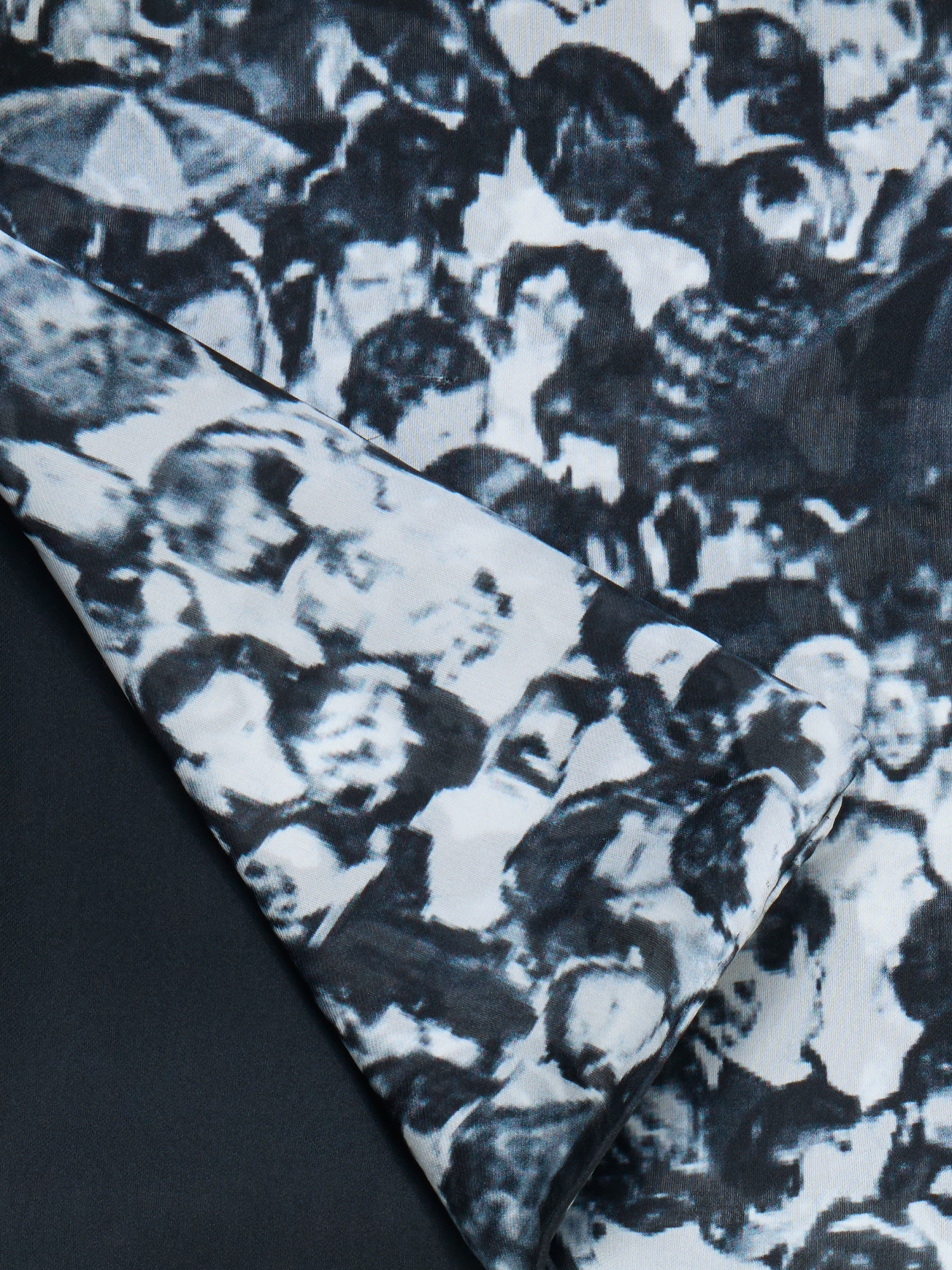 Designer Studio 54 Print scarf - black - grey - multicolor