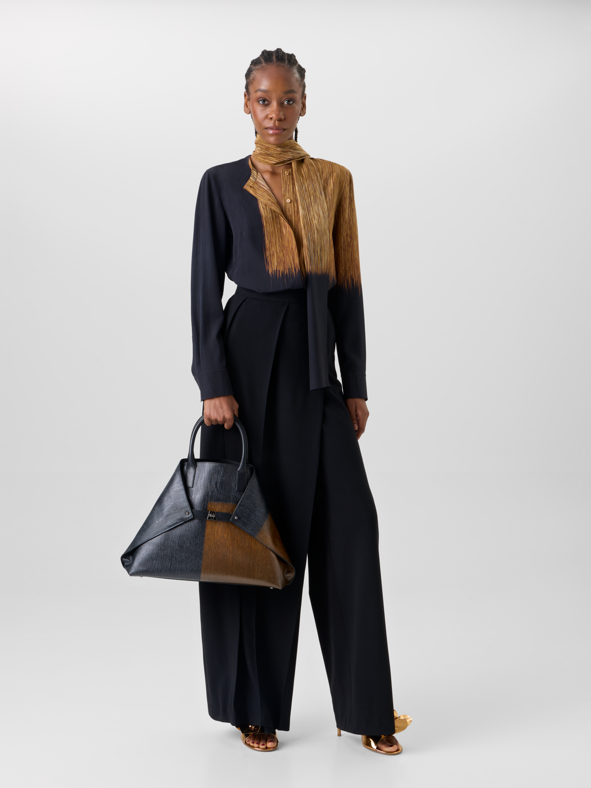 Designer Ai Medium Top Handle Tote - multicolor #editorial